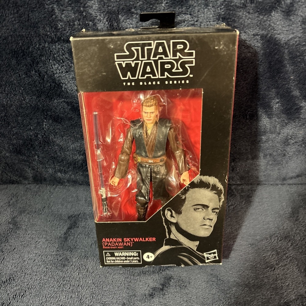 Star Wars Black Series Padawan Anakin Skywalker Hasbro Complete Open Box